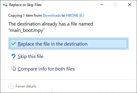 Replace File